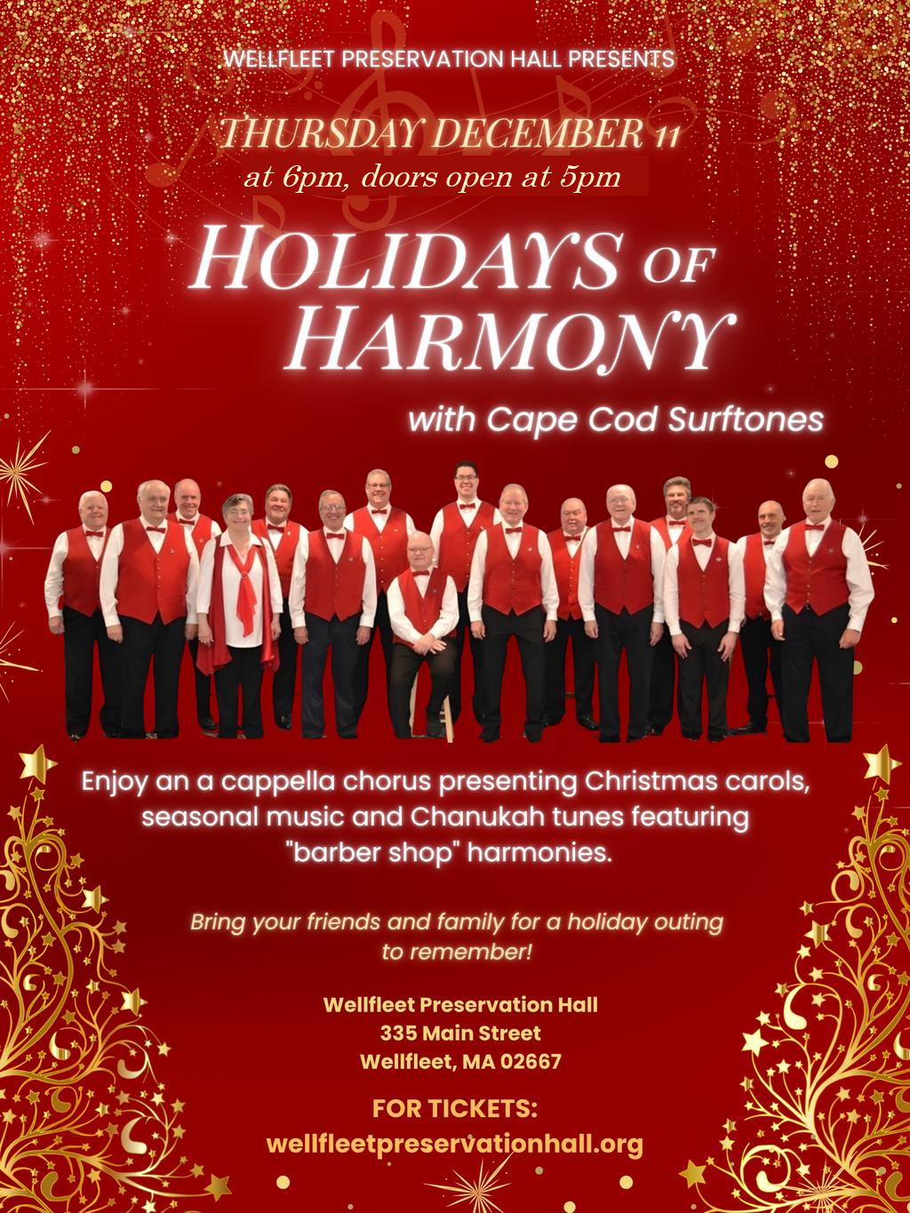 Wellfleet Preservation Hall - Holiday Program Wellfleet Preservation Hall - Holiday Program